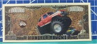 Monster trucks million dollar banknote