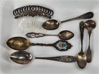 ASSORTED LOT OF STERLING SILVER SPOONS