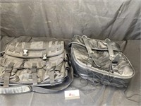 Leather motorcycle bag and tactical bag