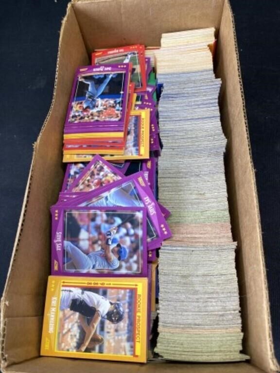 Box of miscellaneous sports cards
