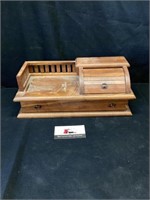 Vintage wooden jewelry box