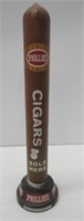 Phillies cigars store display. Measures: 20"