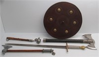 Replica Medieval Warrior Weapons-Sword, Single &