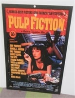 Framed Pulp Fiction Movie Promo Poster.