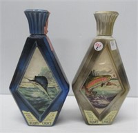 (2) Jim Beam bottles.