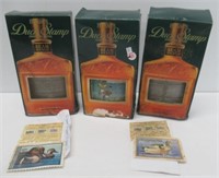 (3) Jim Beam duck stamp decanters in box.