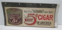 Advertising Havana tobacco paper. Measures: 7" H