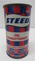 Full Steed oil can. 5 oz. Measures: 4" tall.