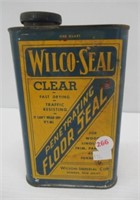 Wilco-Seal tin can. Measures: 8" tall.