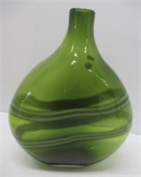Art glass 13 1/2" tall vase.