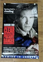 Harrison Ford clear and present danger poster