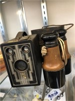 Vintage Camera and Binoculars
