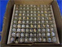 100 Asst Tubes Wheat & Lincoln Pennies 1909 to