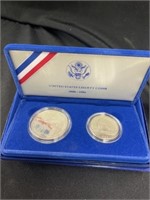 (2) 1986 Liberty Coins