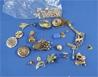 Costume Jewelry-misc pcs for crafting