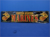 US Marines Front License Plate