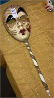 Italy Ornate Mask on handle