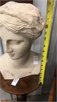 Bust of goddess heavy stonecraft