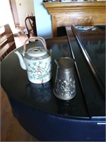 Tea pot metal pitcher