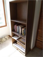 Book shelf  desk &misc items