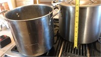 2 Stainless Steel stock pots