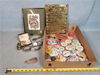 Vintage Pins, Watches, & Arrowhead