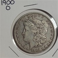 1900 "O" - MORGAN SILVER DOLLAR (24)