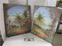 2 tropical pictures, 16 x 20"+