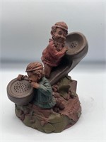 1983 Tom Clark “Elves on Phone” Gnome 8" Statue