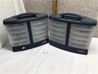 2 Rubbermaid Containers w/Jewelry