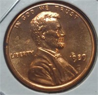 Uncirculated 1989 Lincoln penny