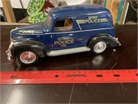 Collectible metal police car