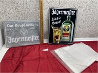 2 Jagermeister Signs
