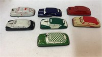 Vintage Metal action cars 4 inches long