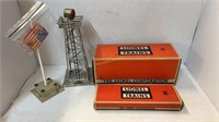 Lionel Rotating Beacon and flagpole