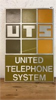 United Telephone Metal Sign 16 x 24