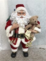 Decorative Christmas Santa With Bear