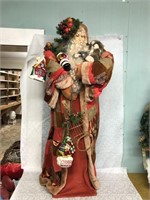 Decorative Christmas Santa Quilt Jacket 48”