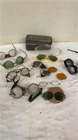 Antique Reading & safety glasses