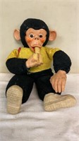 Vintage Mr Bim Zippy stuffed monkey