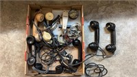 Vintage telephone parts