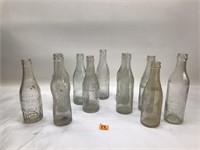 Lot of Antique Soda/Beer Bottles and More