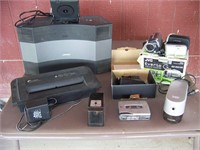 Bose radio and paper shredder