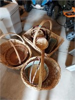 Collection of large baskets