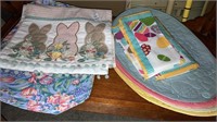 Easter spring table runner napkins  placemats