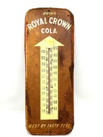 Royal Crown Cola Metal Thermometer 10” x 26”
