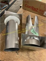 Dundas-Jafine 2ct.4in.Aluminum vent hood (bidx2)
