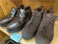 MENS SIZE 8 NIKE SHOES & SIZE 8 1/2 HUSH PUPPIES