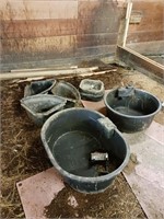 Water and feed containers