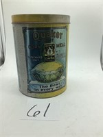 Quaker Corn Meal Tin